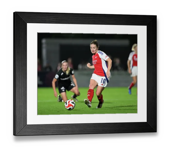 Framed Print : Arsenal v Rosenborg: UEFA Women's Champions League First Round Mini-Tournament Final Framed Print : Arsenal v Rosenborg: UEFA Women's Champions League First Round Mini-Tournament Final