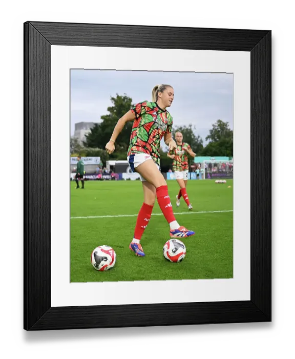 Framed Print : Arsenal v Rosenborg: UEFA Women's Champions League First Round Mini-Tournament Final