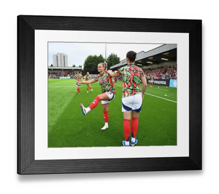 Framed Print : Arsenal v Rosenborg: UEFA Women's Champions League First Round Mini-Tournament Final