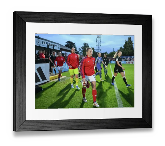 Framed Print : Arsenal v Rosenborg: UEFA Women's Champions League First Round Mini-Tournament Final Framed Print : Arsenal v Rosenborg: UEFA Women's Champions League First Round Mini-Tournament Final