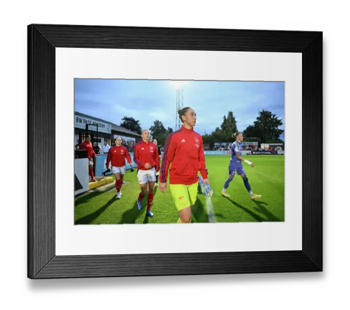 Framed Print : Arsenal v Rosenborg: UEFA Women's Champions League First Round Mini-Tournament Final Framed Print : Arsenal v Rosenborg: UEFA Women's Champions League First Round Mini-Tournament Final