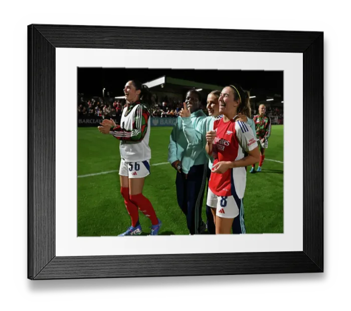 Framed Print : Arsenal v Rosenborg: UEFA Women's Champions League First Round Mini-Tournament Final