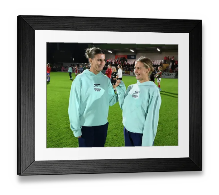 Framed Print : Arsenal v Rosenborg: UEFA Women's Champions League First Round Mini-Tournament Final