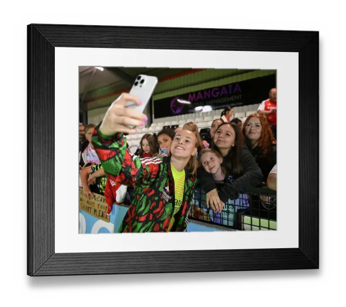 Framed Print : Arsenal v Rosenborg: UEFA Women's Champions League First Round Mini-Tournament Final