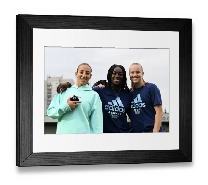 Framed Print : Arsenal v Rosenborg: UEFA Women's Champions League First Round Mini-Tournament Final Framed Print : Arsenal v Rosenborg: UEFA Women's Champions League First Round Mini-Tournament Final