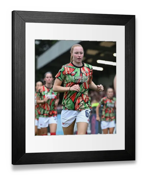 Framed Print : Arsenal v Rosenborg: UEFA Women's Champions League First Round Mini-Tournament Final