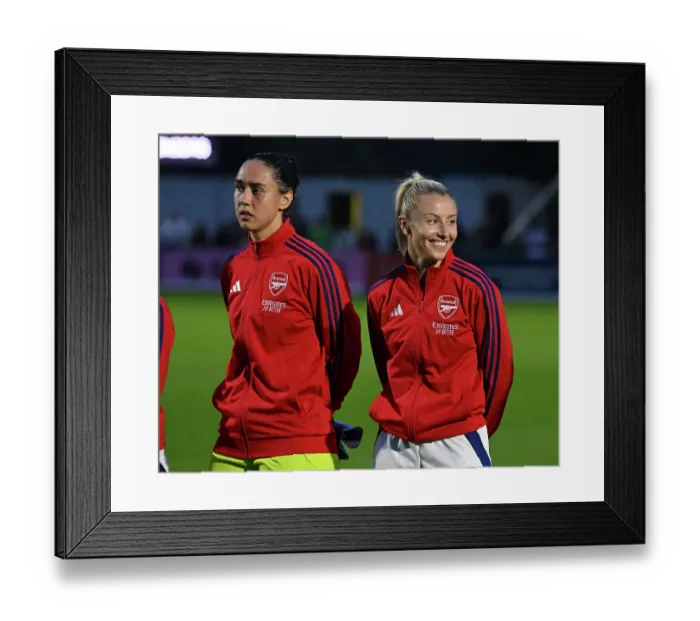 Framed Print : Arsenal v Rosenborg: UEFA Women's Champions League First Round Mini-Tournament Final