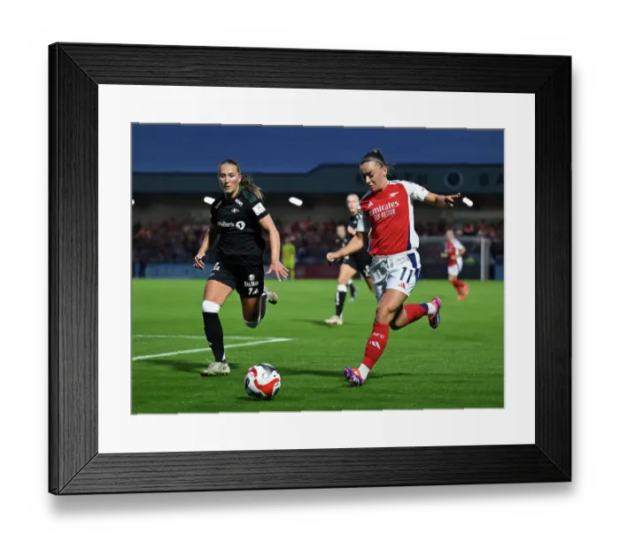 Framed Print : Arsenal v Rosenborg: UEFA Women's Champions League First Round Mini-Tournament Final Framed Print : Arsenal v Rosenborg: UEFA Women's Champions League First Round Mini-Tournament Final