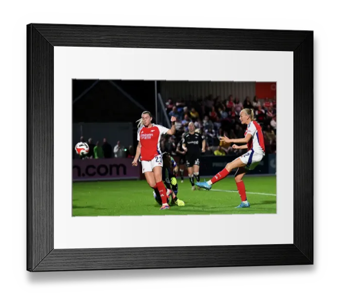 Framed Print : Arsenal v Rosenborg: UEFA Women's Champions League First Round Mini-Tournament Final
