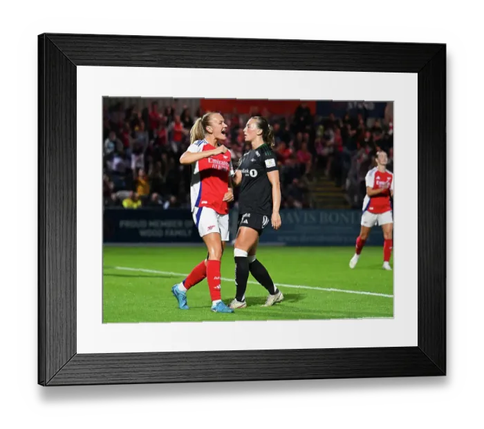 Framed Print : Arsenal v Rosenborg: UEFA Women's Champions League First Round Mini-Tournament Final Framed Print : Arsenal v Rosenborg: UEFA Women's Champions League First Round Mini-Tournament Final