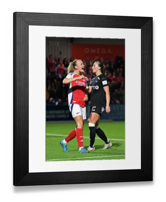 Framed Print : Arsenal v Rosenborg: UEFA Women's Champions League First Round Mini-Tournament Final Framed Print : Arsenal v Rosenborg: UEFA Women's Champions League First Round Mini-Tournament Final