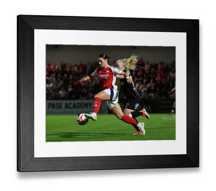 Framed Print : Arsenal v Rosenborg: UEFA Women's Champions League First Round Mini-Tournament Final Framed Print : Arsenal v Rosenborg: UEFA Women's Champions League First Round Mini-Tournament Final