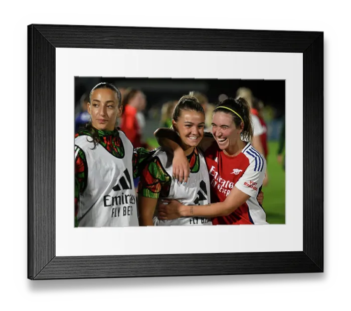 Framed Print : Arsenal v Rosenborg: UEFA Women's Champions League First Round Mini-Tournament Final