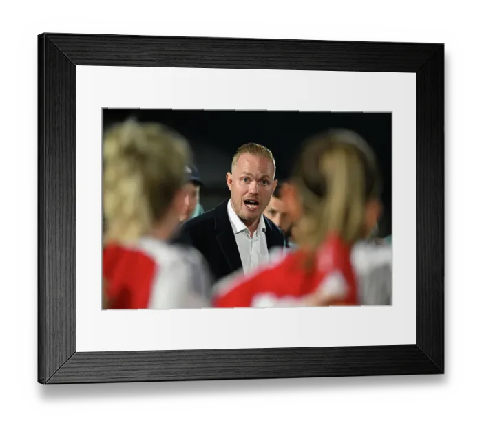 Framed Print : Arsenal v Rosenborg: UEFA Women's Champions League First Round Mini-Tournament Final