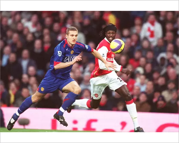 Adebayor vs. Vidic: Arsenal's Edge over Manchester United in the FA Premiership (21 / 01 / 07)
