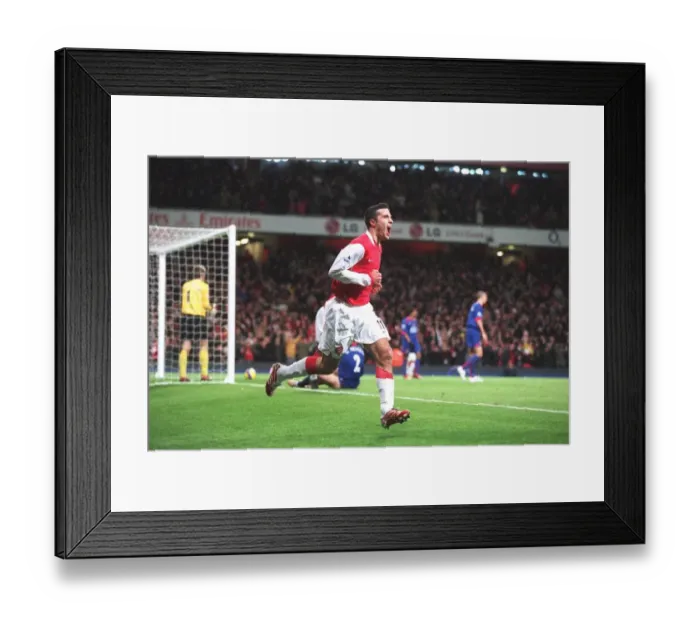 Framed Print : Robin van Persie's Thriller: Arsenal Takes the Lead 1-0 Against Manchester United Framed Print : Robin van Persie's Thriller: Arsenal Takes the Lead 1-0 Against Manchester United