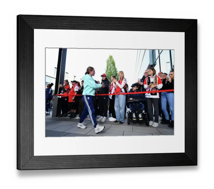 Framed Print : FC Bayern München v Arsenal FC - UEFA Women's Champions League 2024 / 25 Group Stage MD1 FC Bayern Munchen v Arsenal FC - UEFA Women's Champions League 2024 / 25 Group Stage MD1
