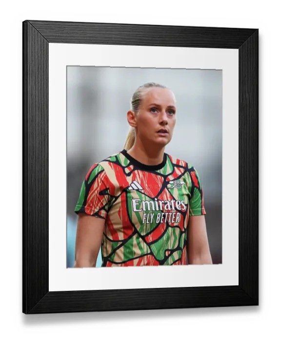Framed Print : FC Bayern München v Arsenal FC - UEFA Women's Champions League 2024 / 25 Group Stage MD1 FC Bayern Munchen v Arsenal FC - UEFA Women's Champions League 2024 / 25 Group Stage MD1