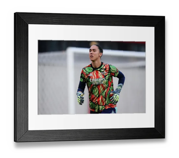 Framed Print : FC Bayern München v Arsenal FC - UEFA Women's Champions League 2024 / 25 Group Stage MD1 FC Bayern Munchen v Arsenal FC - UEFA Women's Champions League 2024 / 25 Group Stage MD1