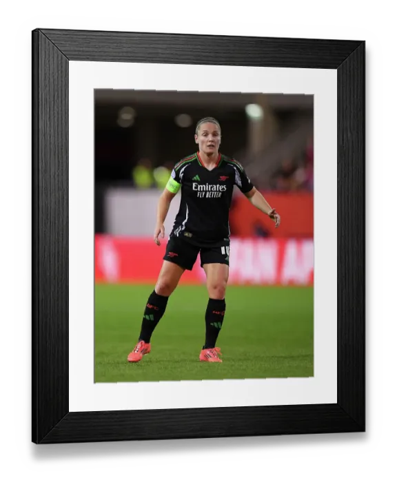 Framed Print : FC Bayern München v Arsenal FC - UEFA Women's Champions League 2024 / 25 Group Stage MD1 FC Bayern Munchen v Arsenal FC - UEFA Women's Champions League 2024 / 25 Group Stage MD1