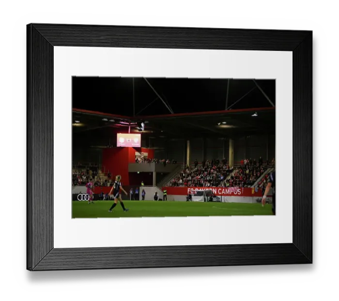 Framed Print : FC Bayern Munchen v Arsenal FC - UEFA Women's Champions League 2024 / 25 Group Stage MD1