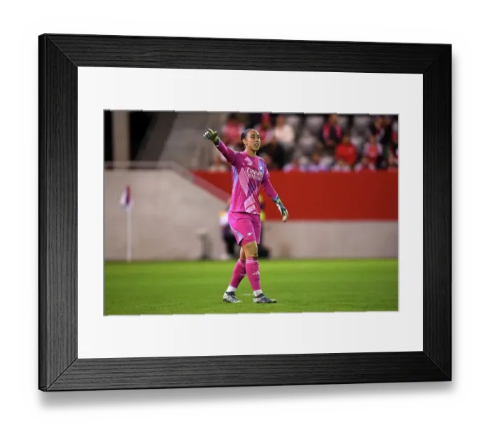 Framed Print : FC Bayern Munchen v Arsenal FC - UEFA Women's Champions League 2024 / 25 Group Stage MD1