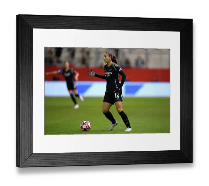 Framed Print : FC Bayern Munchen v Arsenal FC - UEFA Women's Champions League 2024 / 25 Group Stage MD1