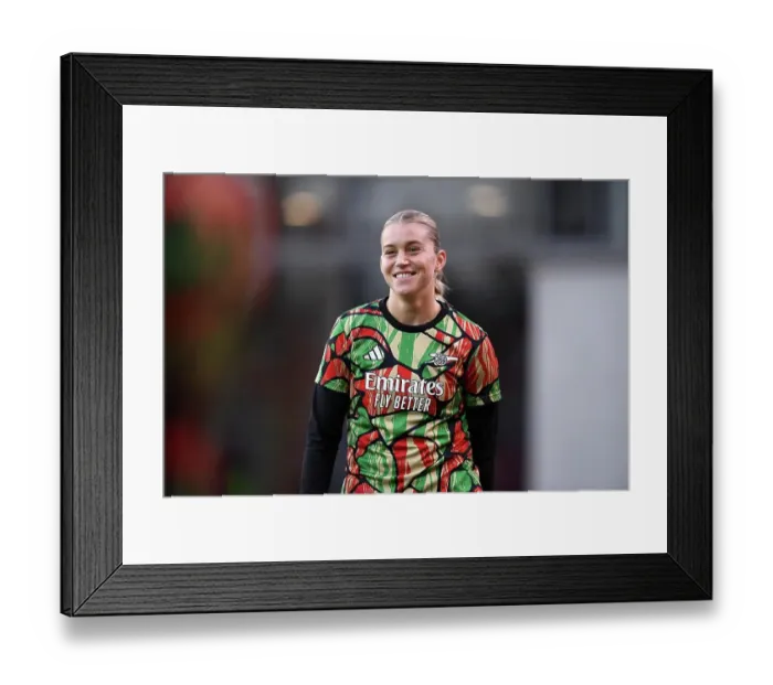 Framed Print : FC Bayern Munchen v Arsenal FC - UEFA Women's Champions League 2024 / 25 Group Stage MD1