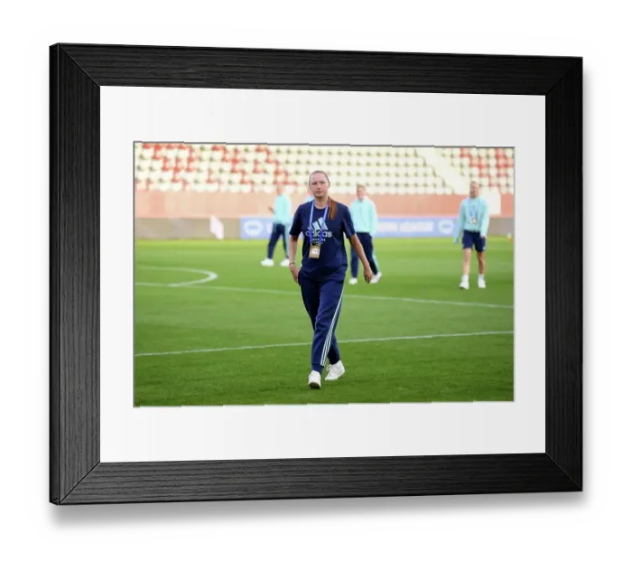 Framed Print : FC Bayern Munchen v Arsenal FC - UEFA Women's Champions League 2024 / 25 Group Stage MD1