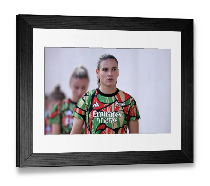 Framed Print : FC Bayern Munchen v Arsenal FC - UEFA Women's Champions League 2024 / 25 Group Stage MD1