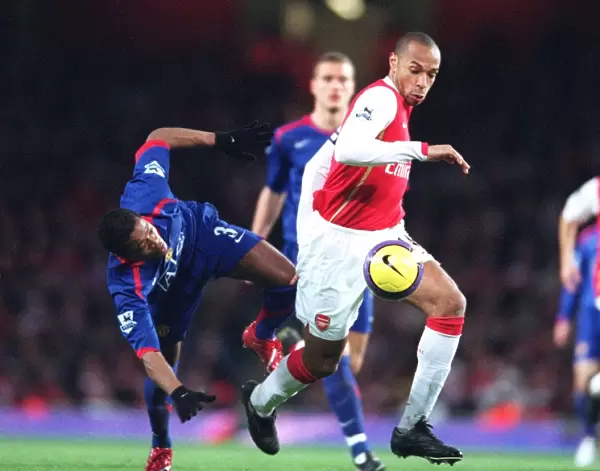 Thierry Henry (Arsenal) Patrice Evra (Man Utd)