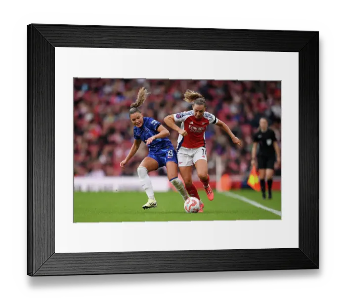 Framed Print : Arsenal v Chelsea - Barclays Women's Super League