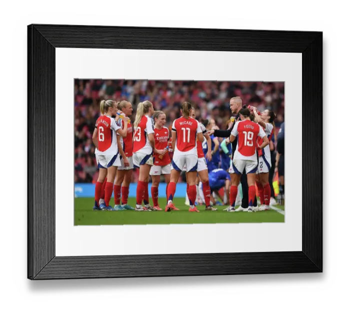 Framed Print : Arsenal v Chelsea - Barclays Women's Super League