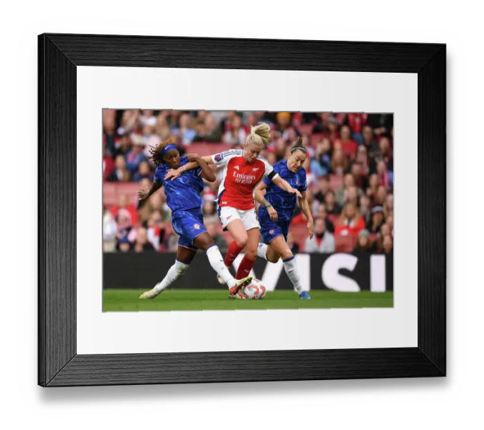 Framed Print : Arsenal v Chelsea - Barclays Women's Super League