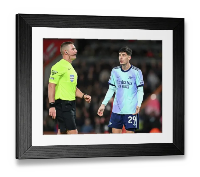 Framed Print : AFC Bournemouth v Arsenal FC - Premier League