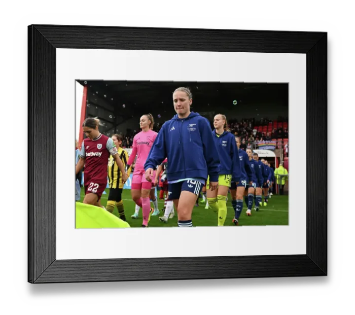 Framed Print : West Ham United v Arsenal - Barclays Women's Super League