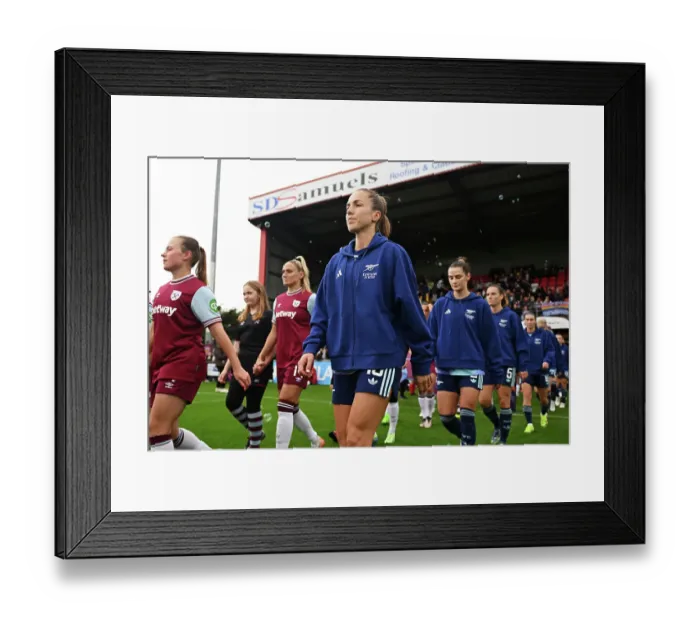 Framed Print : West Ham United v Arsenal - Barclays Women's Super League