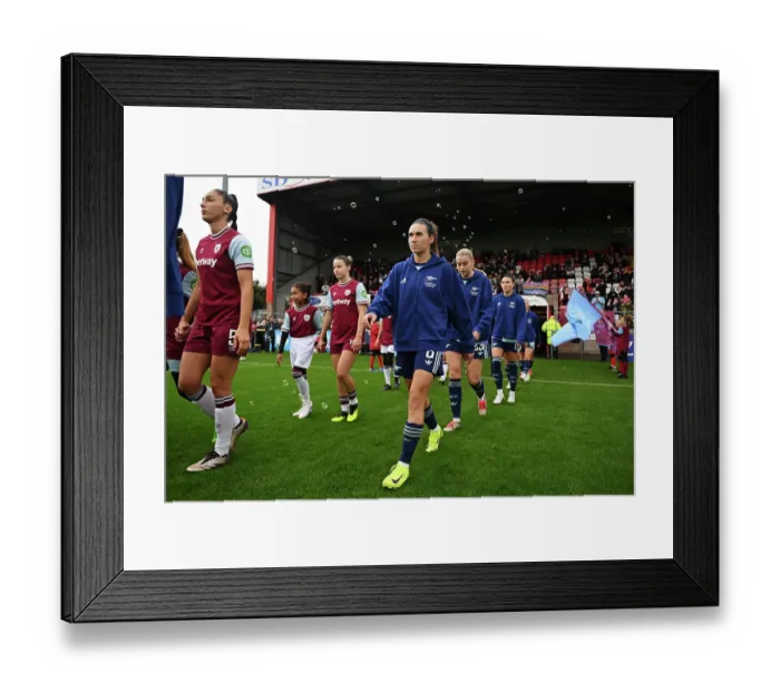 Framed Print : West Ham United v Arsenal - Barclays Women's Super League