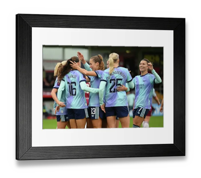 Framed Print : West Ham United v Arsenal - Barclays Women's Super League