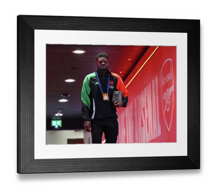 Framed Print : Arsenal FC v FC Shakhtar Donetsk - UEFA Champions League 2024 / 25 League Phase MD3