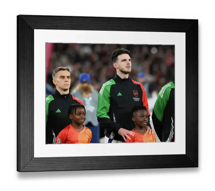 Framed Print : Arsenal FC v FC Shakhtar Donetsk - UEFA Champions League 2024 / 25 League Phase MD3