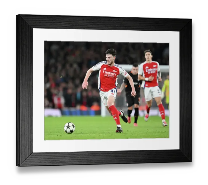 Framed Print : Arsenal FC v FC Shakhtar Donetsk - UEFA Champions League 2024 / 25 League Phase MD3