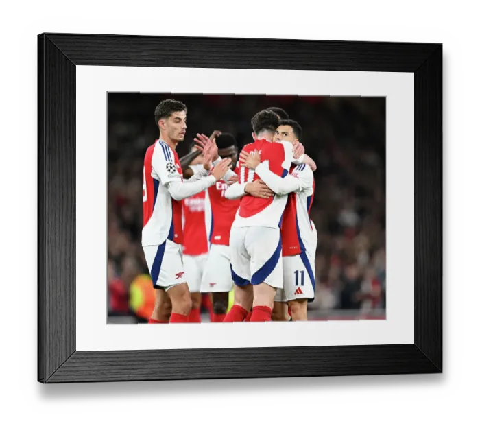 Framed Print : Arsenal FC v FC Shakhtar Donetsk - UEFA Champions League 2024 / 25 League Phase MD3 Framed Print : Arsenal FC v FC Shakhtar Donetsk - UEFA Champions League 2024 / 25 League Phase MD3