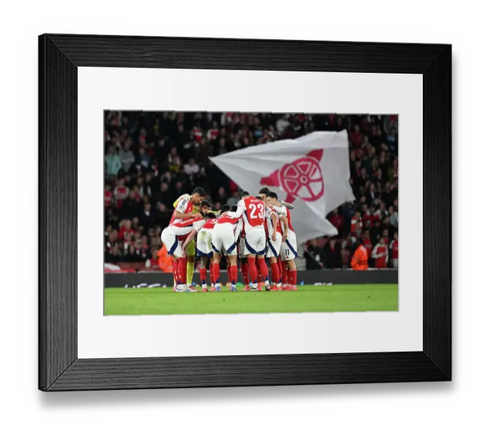Framed Print : Arsenal FC v FC Shakhtar Donetsk - UEFA Champions League 2024 / 25 League Phase MD3
