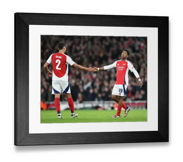 Framed Print : Arsenal FC v FC Shakhtar Donetsk - UEFA Champions League 2024 / 25 League Phase MD3
