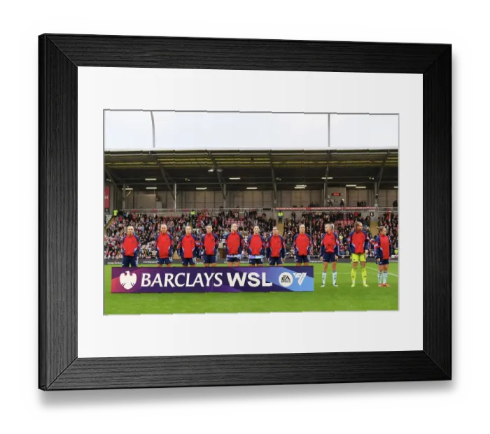 Framed Print : Manchester United v Arsenal - Barclays Women's Super League