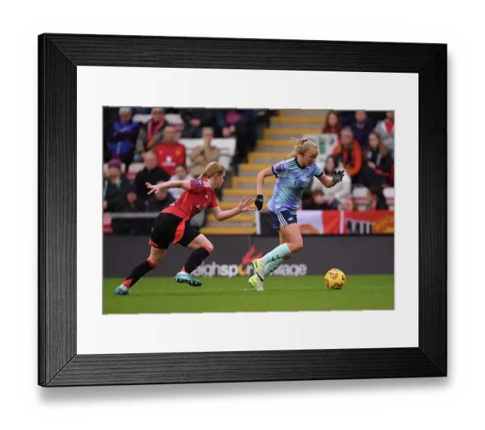 Framed Print : Manchester United v Arsenal - Barclays Women's Super League