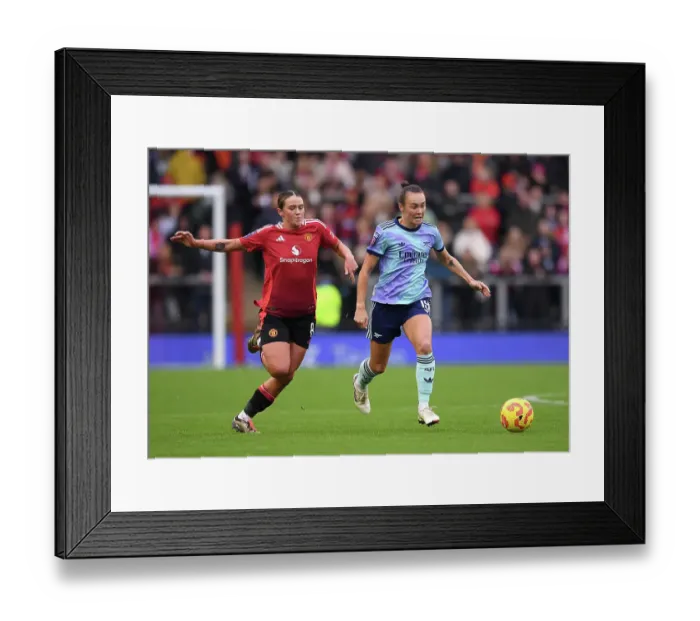 Framed Print : Manchester United v Arsenal - Barclays Women's Super League