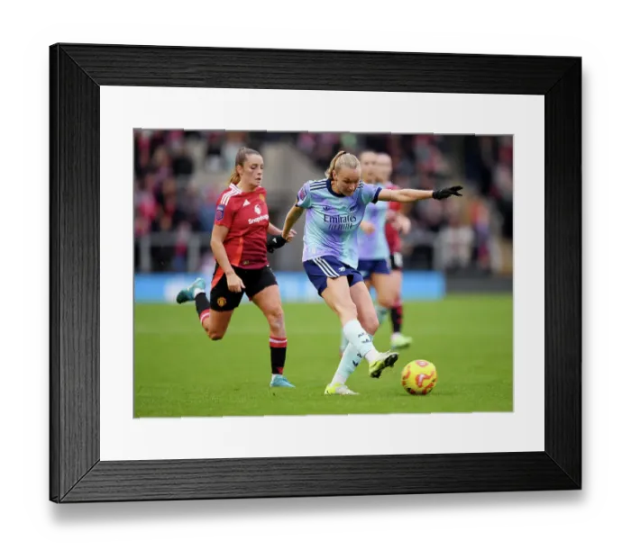 Framed Print : Manchester United v Arsenal - Barclays Women's Super League