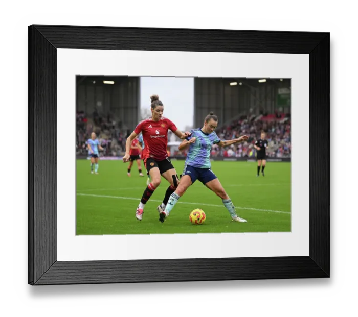 Framed Print : Manchester United v Arsenal - Barclays Women's Super League
